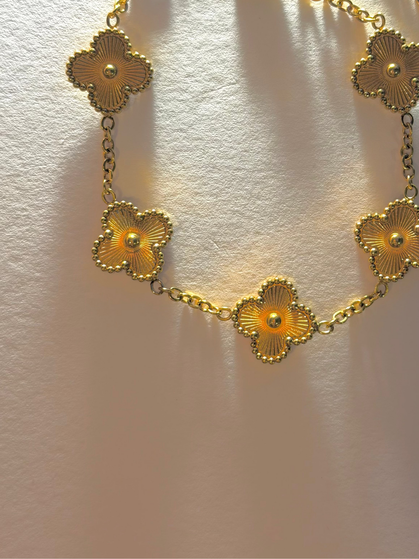 Gold Clover Bracelet