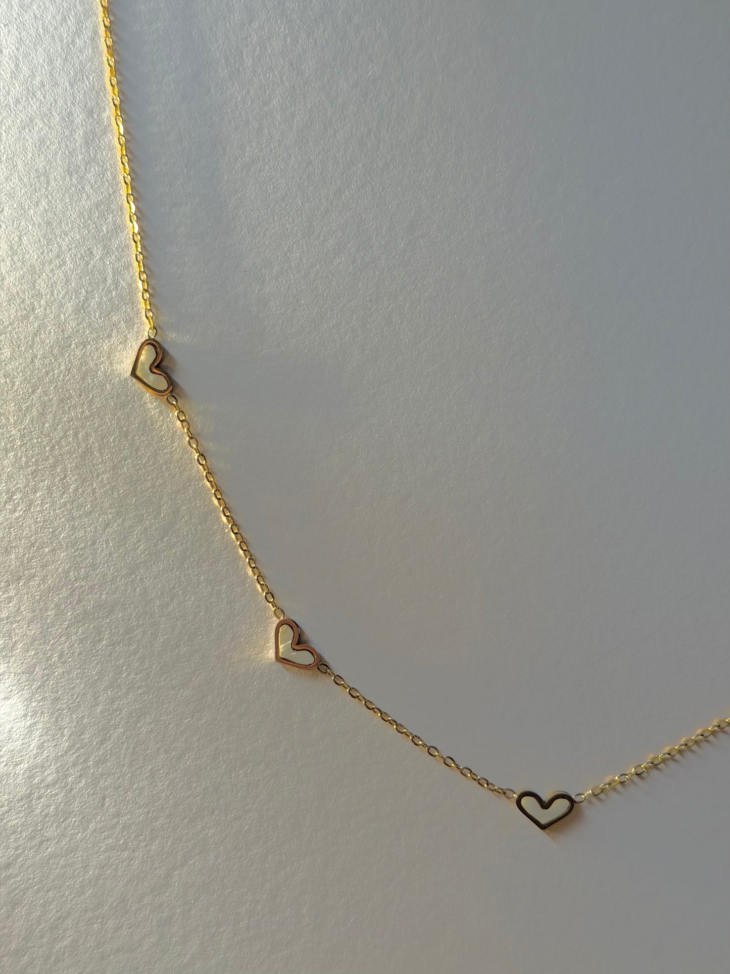 Gold Multi-Heart Set | Necklace & Earrings