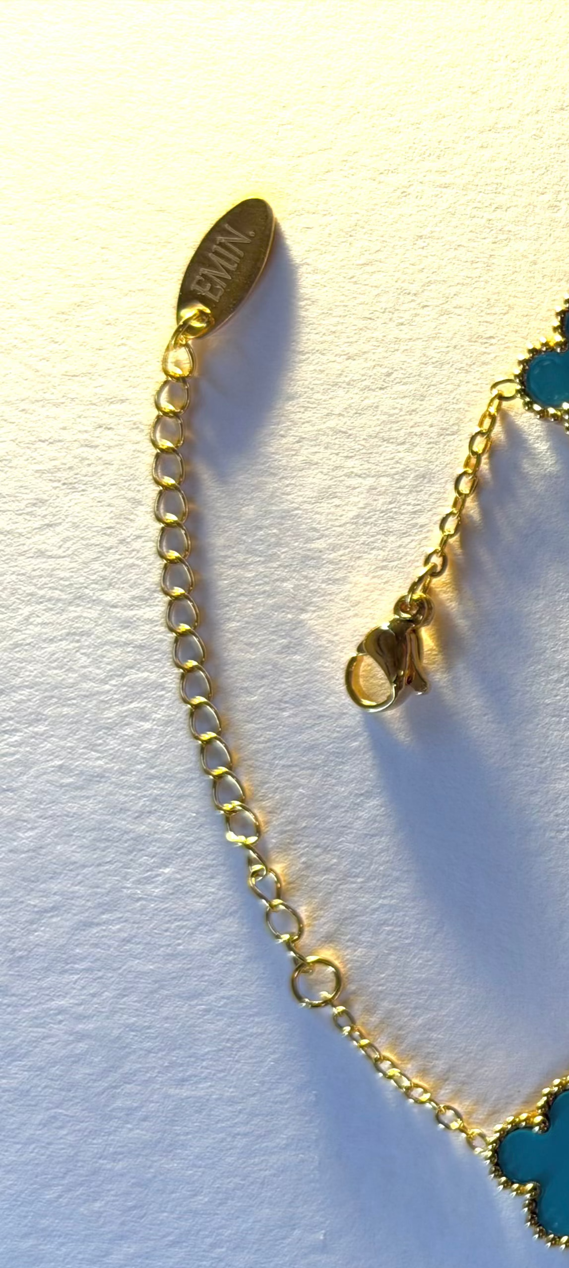 Blue Clover Bracelet