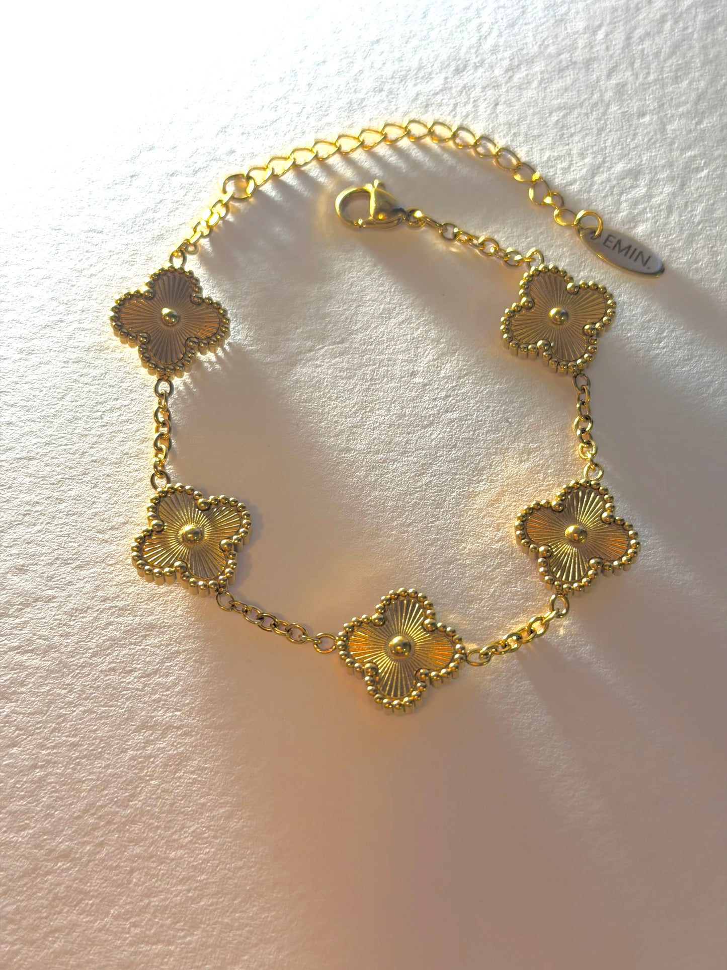 Gold Clover Bracelet