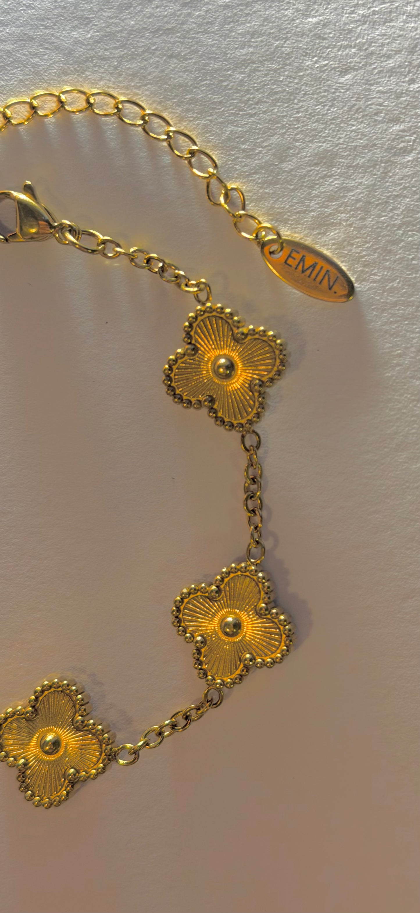 Gold Clover Bracelet