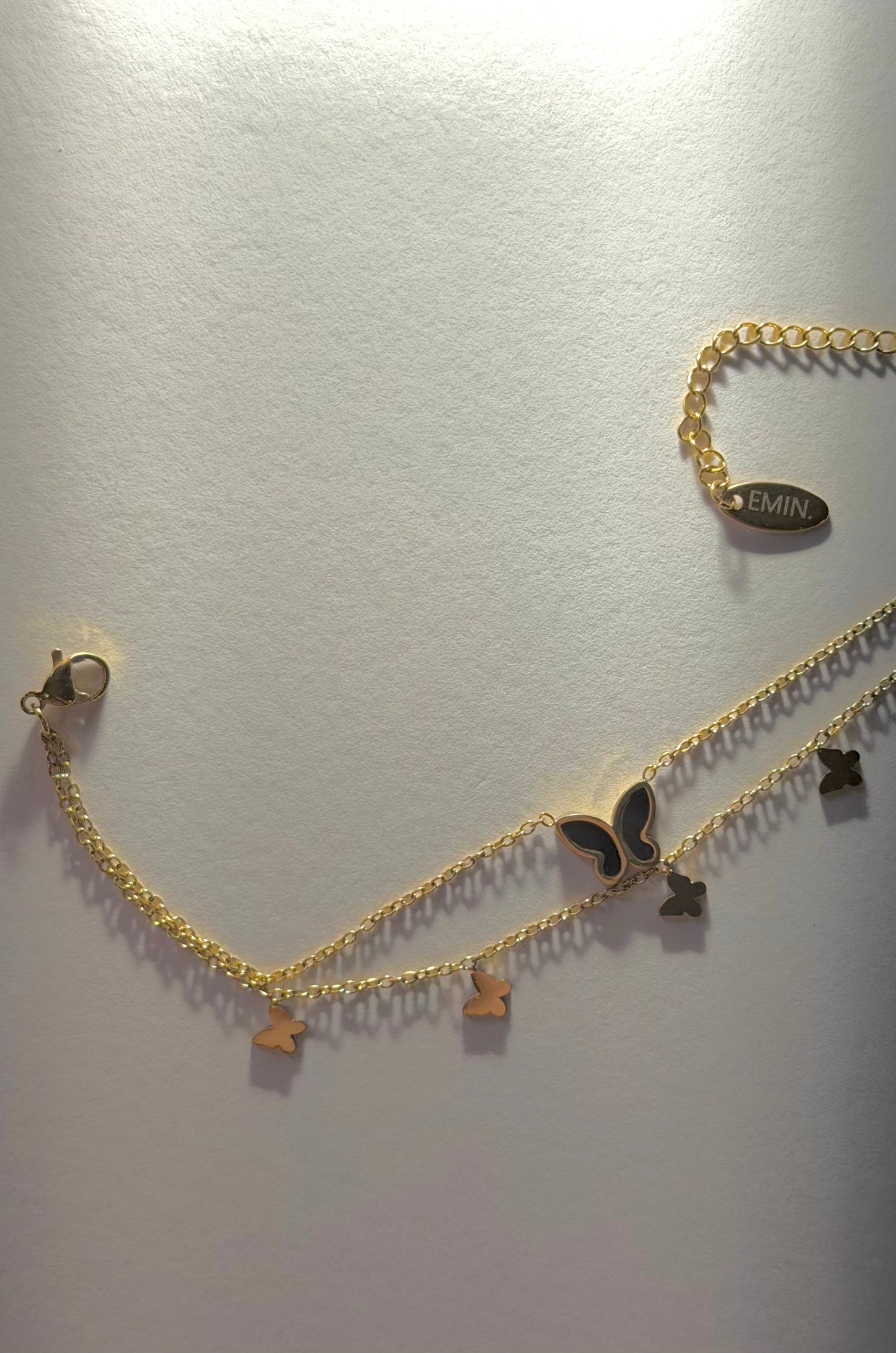 Gold Double Butterfly Set | Necklaces, Bracelet & Earrings