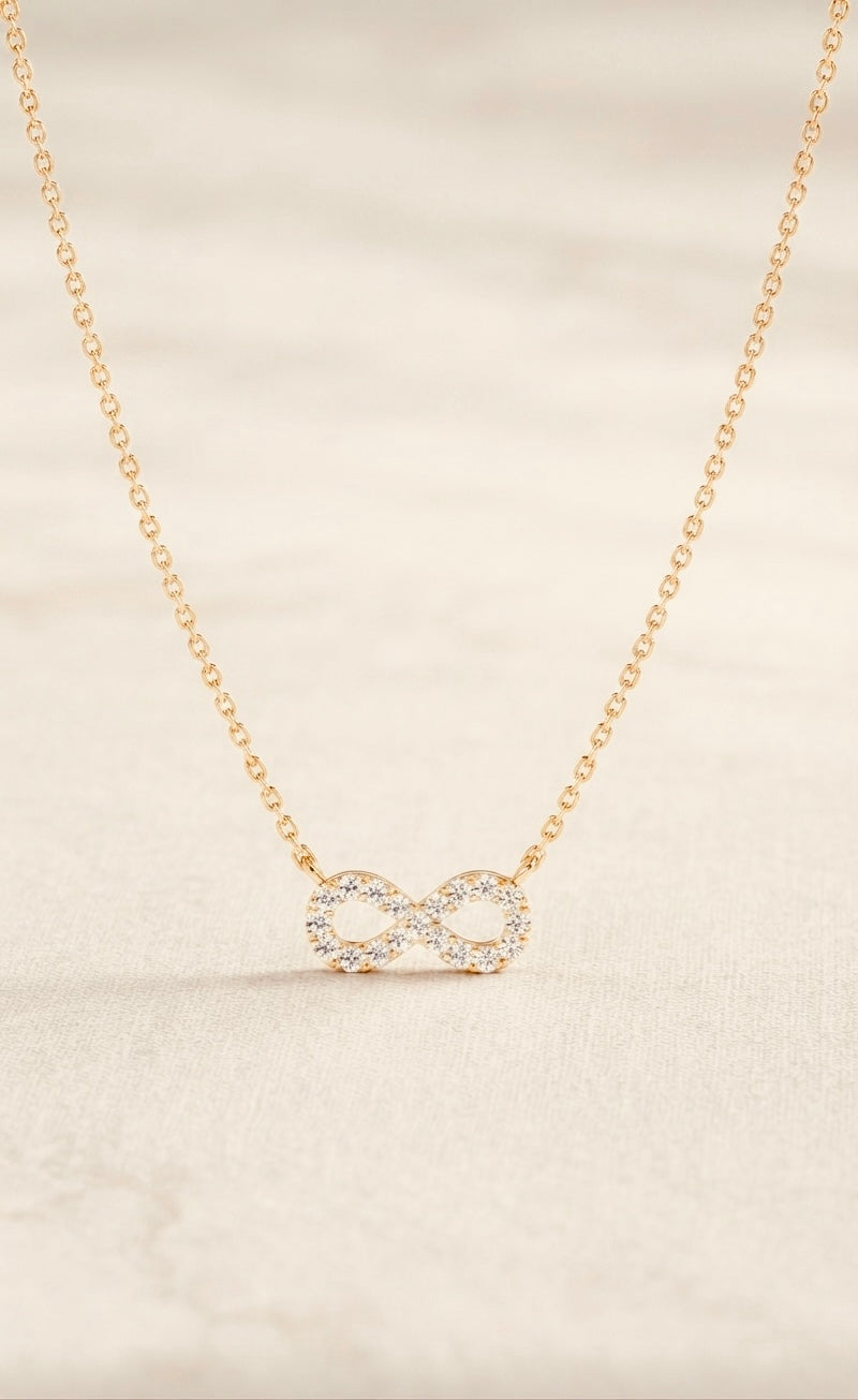 Infinity Necklace Gold – on EMIN. box