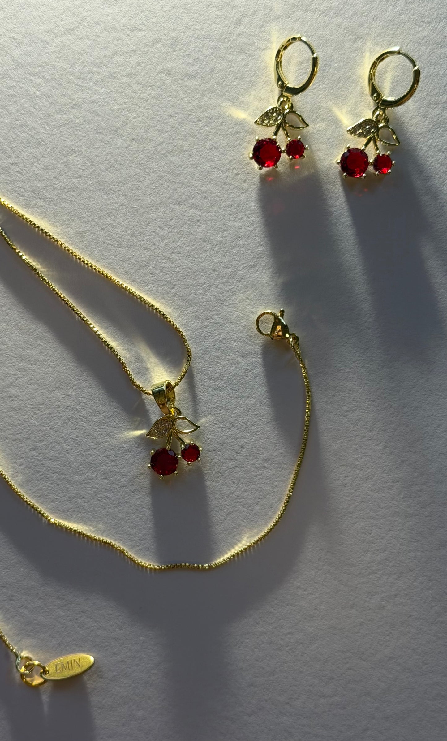 Cherry Set | Necklace & Earrings