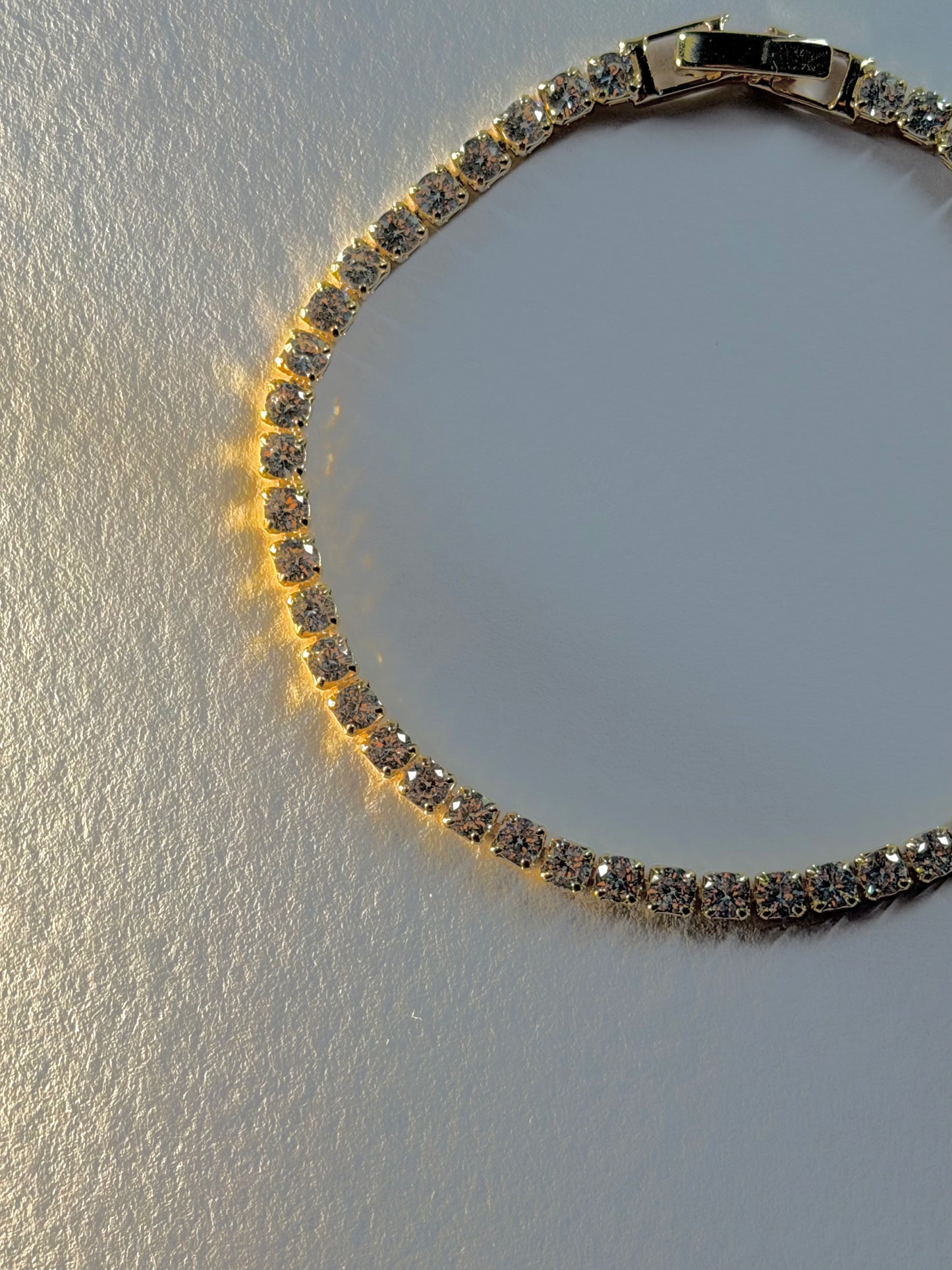 Gold Tennis Bracelet