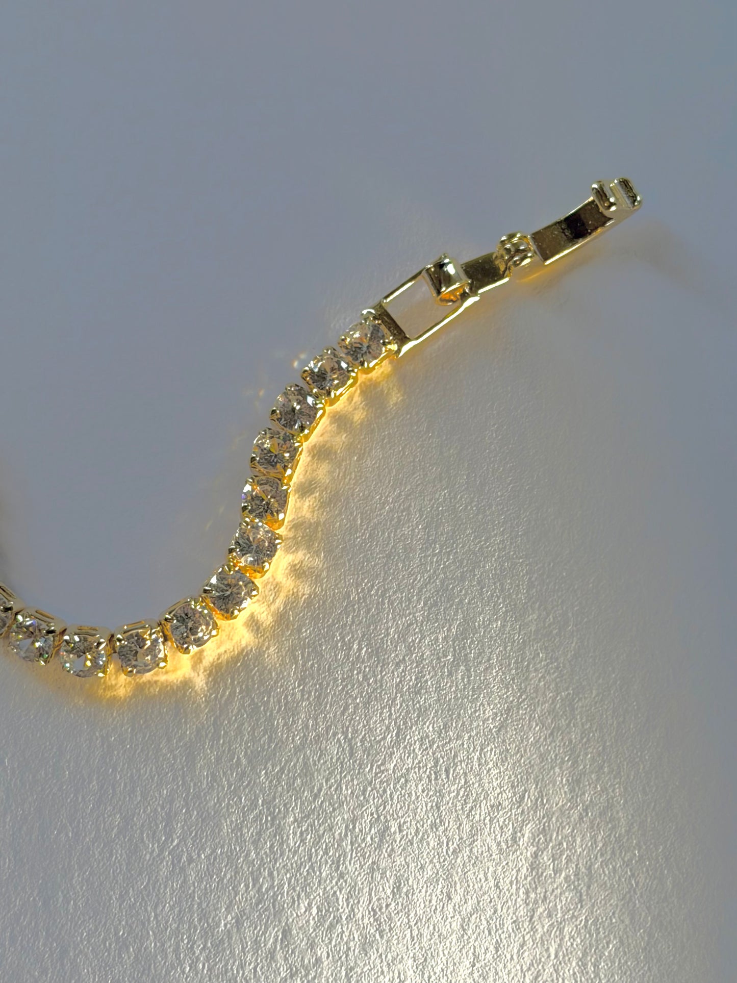 Gold Tennis Bracelet