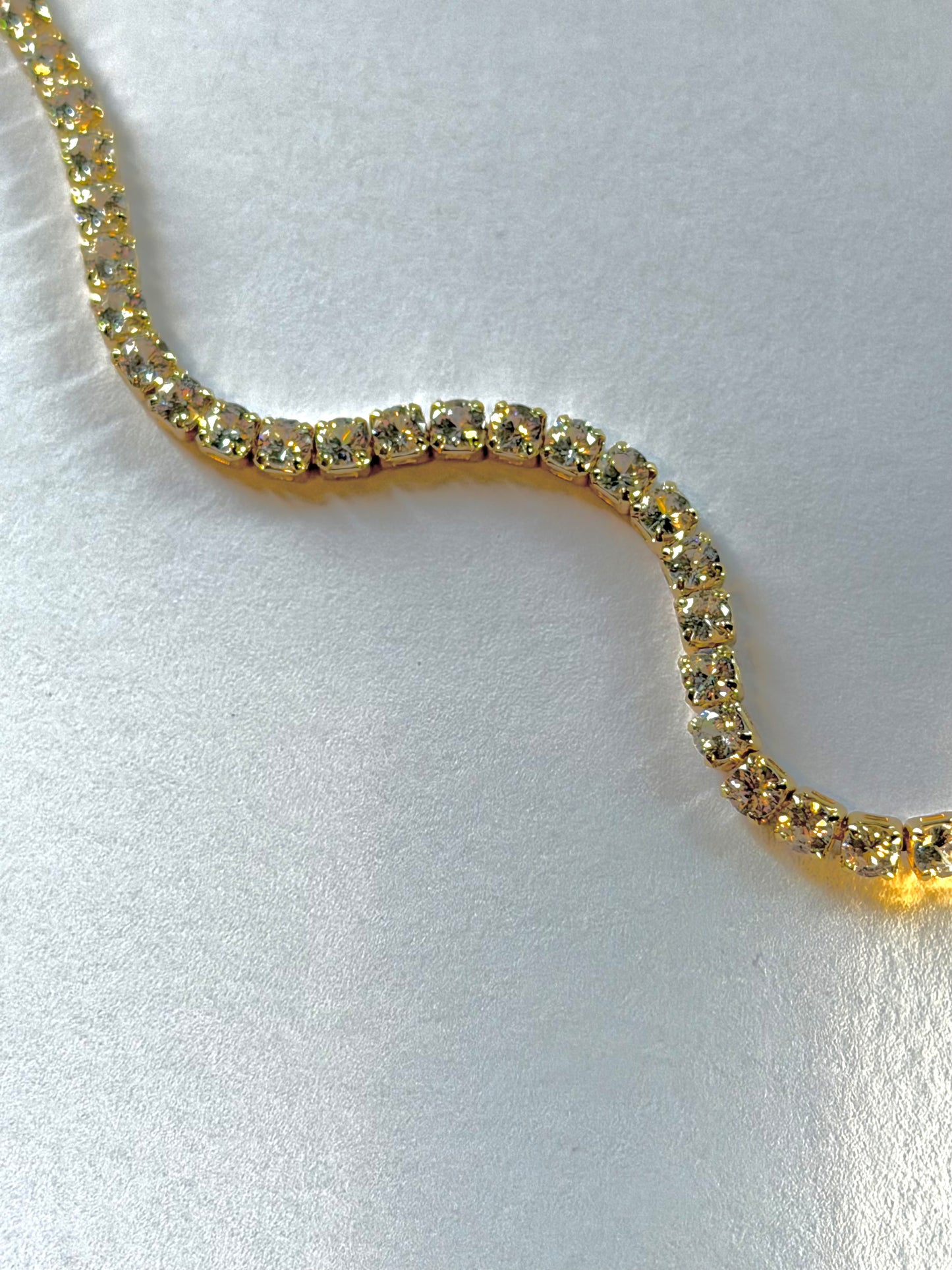Gold Tennis Bracelet