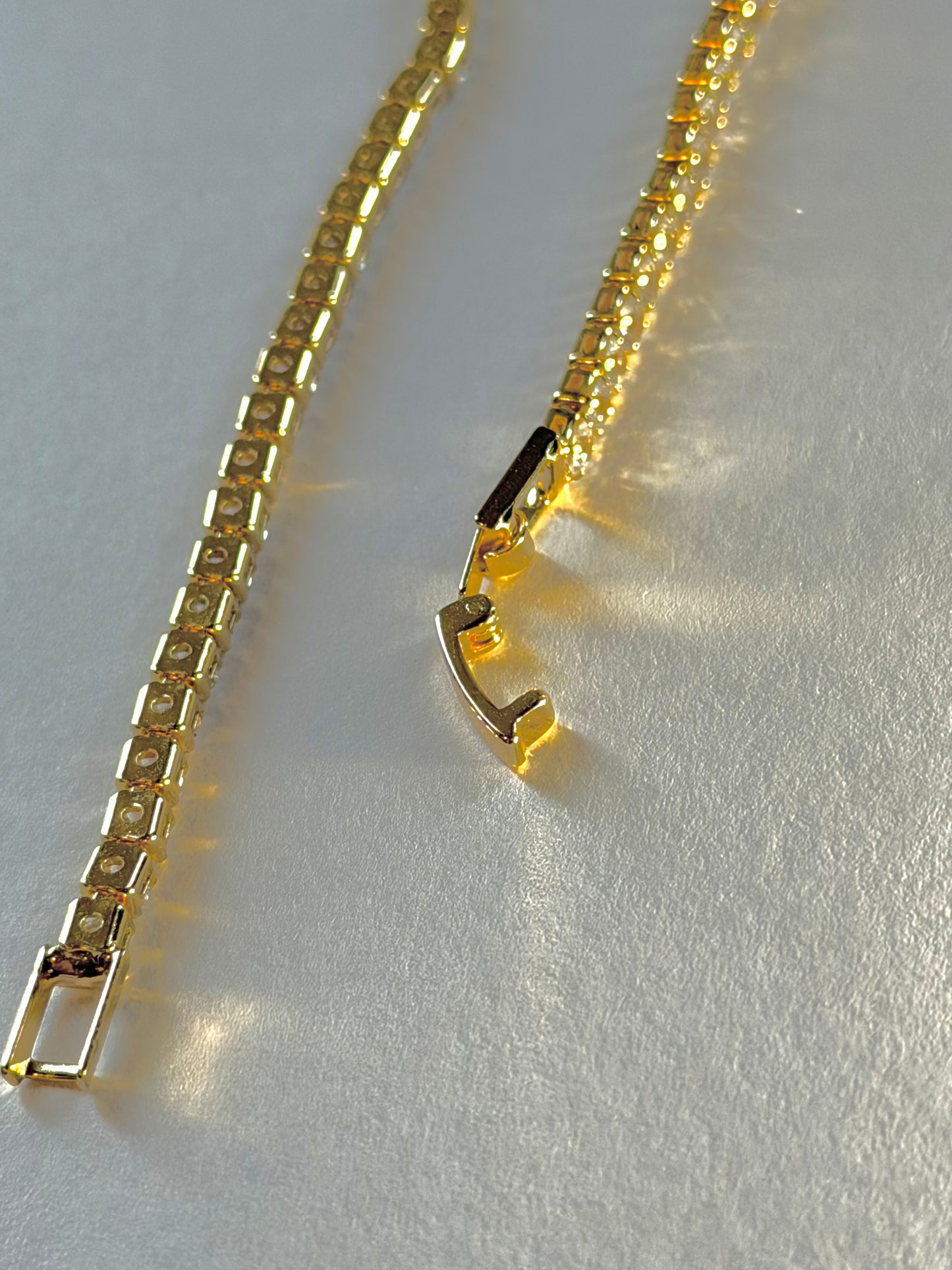 Gold Tennis Bracelet