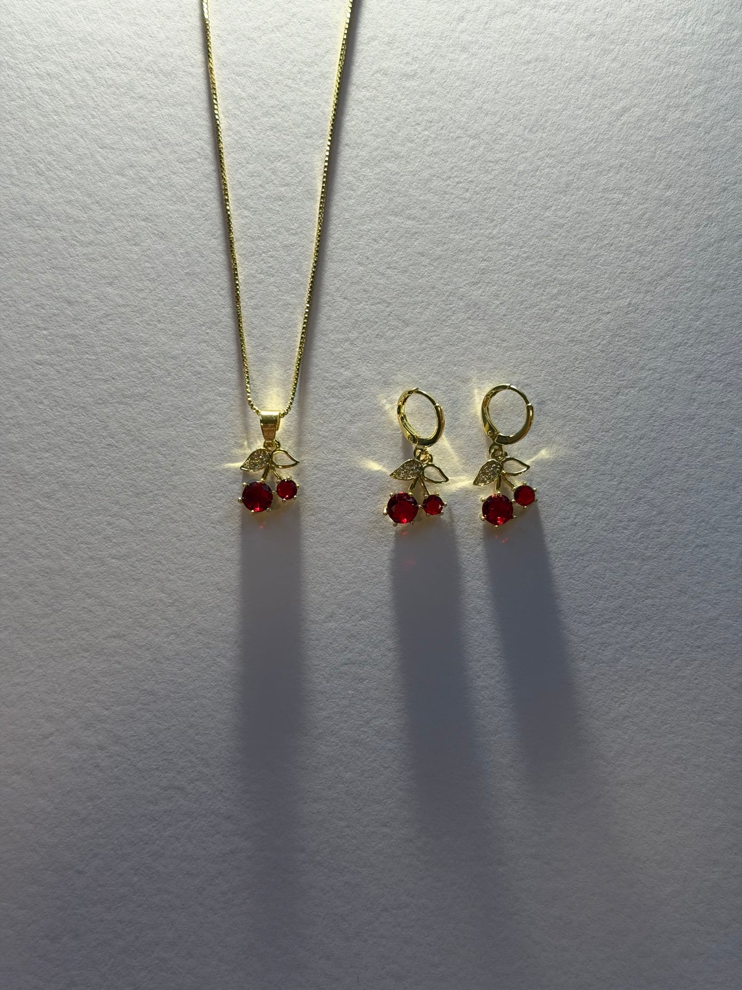 Cherry Set | Necklace & Earrings
